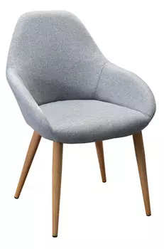 Кресло kent сканди (r-home) серый 58x84x58 см.