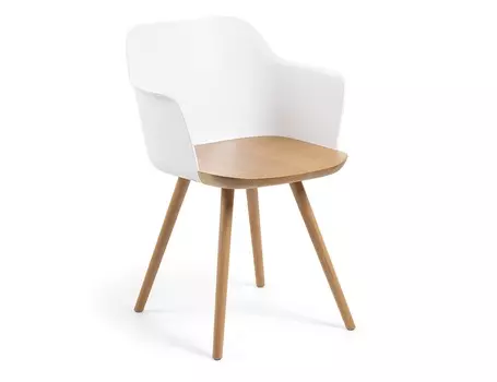 Кресло klam (la forma) белый 56x76x56 см.