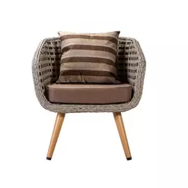 Кресло кюрасао (r-home) коричневый 69x80x69 см.
