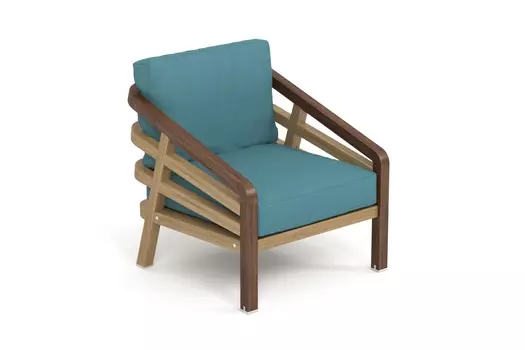 Кресло lagoon (yachtline) бирюзовый 69x83.0x76 см.