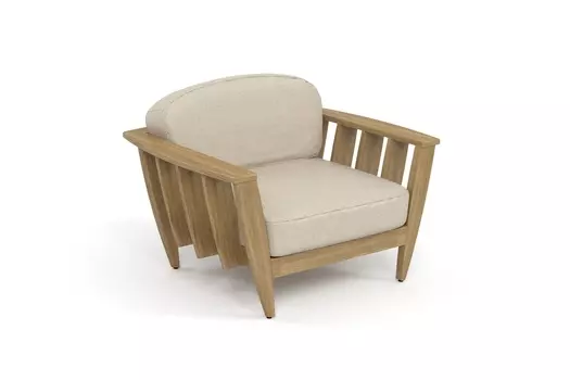 Кресло лаунж reef (yachtline) бежевый 111x77x95 см.