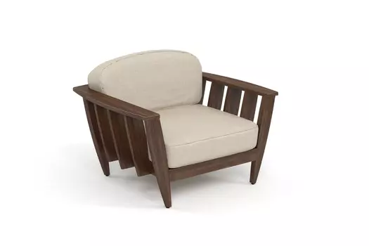 Кресло лаунж reef (yachtline) бежевый 111x77x95 см.