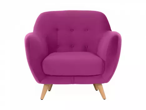Кресло loa (ogogo) розовый 98x85x77 см.