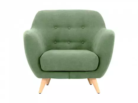 Кресло loa (ogogo) зеленый 98x85x77 см.