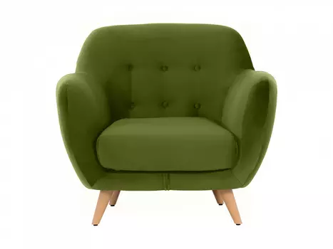 Кресло loa (ogogo) зеленый 98x85x77 см.