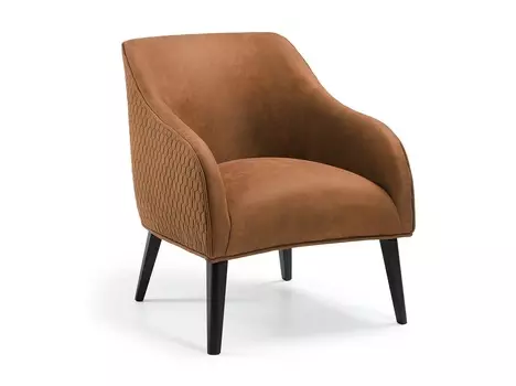 Кресло lobby (la forma) коричневый 65x80x75 см.