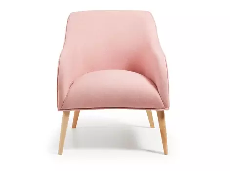 Кресло lobby (la forma) розовый 65x80x75 см.