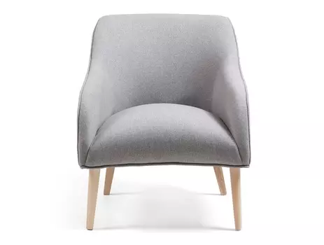 Кресло lobby (la forma) серый 65x80x75 см.