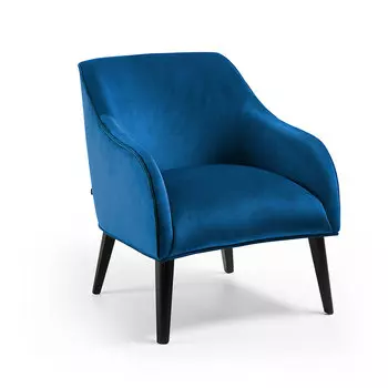 Кресло lobby (la forma) синий 65x80x75 см.