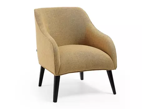 Кресло lobby (la forma) желтый 65x80x75 см.