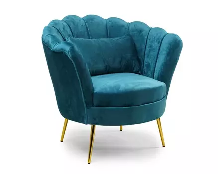 Кресло lotus green (kelly lounge) зеленый 88x81x80 см.