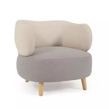 Кресло luisa (la forma) серый 80x68x78 см.