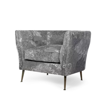 Кресло luxury (desondo) серый