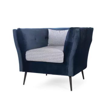 Кресло luxury (desondo) синий