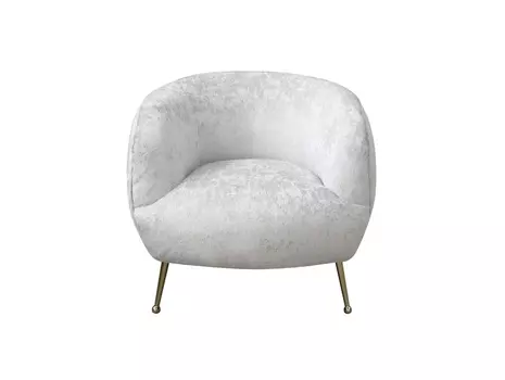 Кресло mably (gramercy) белый 90x80x82 см.