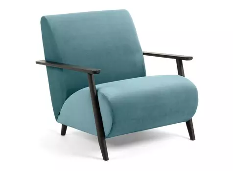 Кресло marthan (la forma) голубой 77x78x86 см.