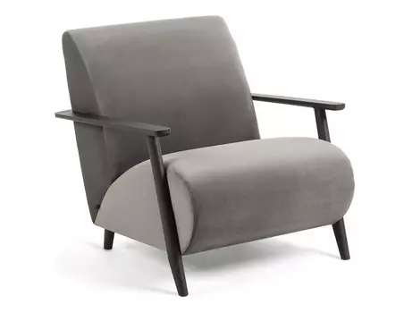 Кресло marthan (la forma) серый 77x78x86 см.
