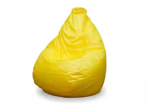 Кресло-мешок «груша» xl (пуффбери) желтый 125x85x75 см.
