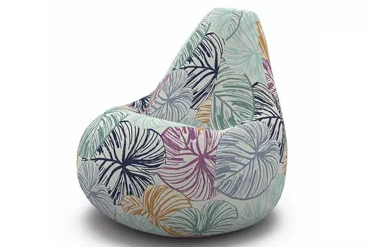 Кресло-мешок ivy (van poof) серый 85x120x85 см.