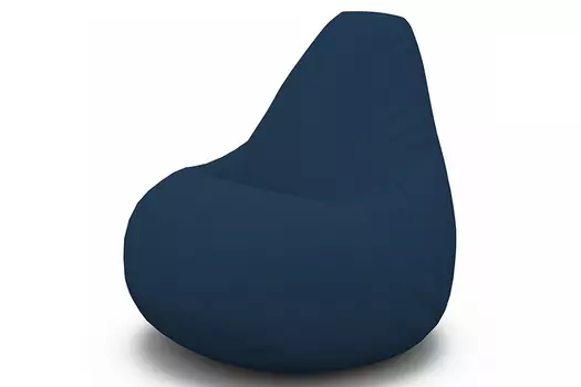 Кресло-мешок kiwi (van poof) синий 85x120x85 см.