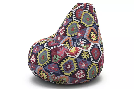 Кресло-мешок mehico (van poof) красный 90x135x90 см.