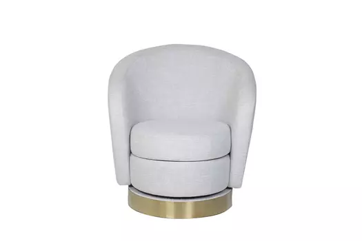 Кресло napoli (garda decor) серый 76x76x76 см.