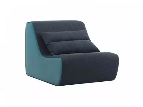 Кресло neya (ogogo) синий 80x77x110 см.