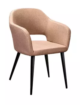 Кресло oscar браун/чёрный (r-home) бежевый 60x77x59 см.