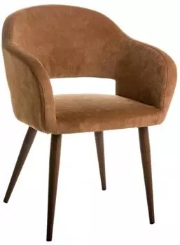 Кресло oscar (r-home) коричневый 60x77x59 см.