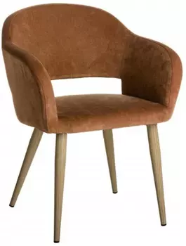 Кресло oscar (r-home) коричневый 60x77x59 см.