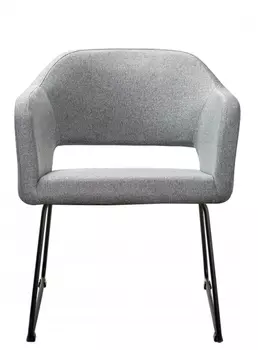 Кресло oscar (r-home) серый 60x77x59 см.