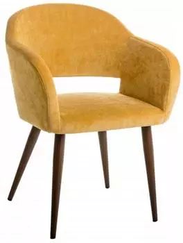 Кресло oscar (r-home) желтый 60x77x59 см.