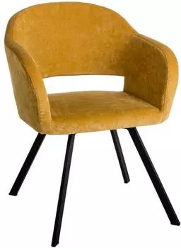 Кресло oscar (r-home) желтый 60x77x59 см.