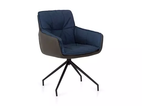 Кресло palma (ogogo) синий 57x86x64 см.