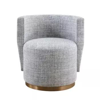 Кресло-пуф бэлла (ist casa) серый 60x63x65 см.