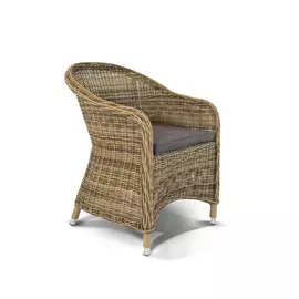 Кресло равенна (outdoor) коричневый 68x81x57 см.