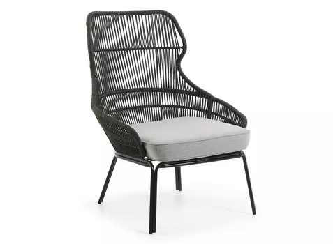 Кресло rizz (la forma) серый 80x102x85 см.