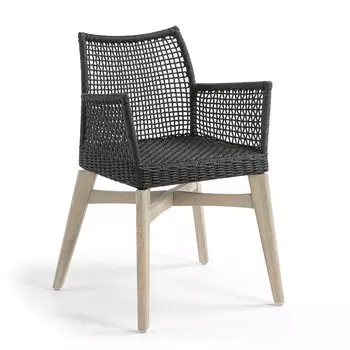 Кресло rodini (la forma) черный 53x81x57 см.