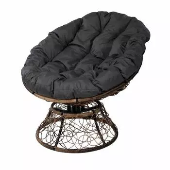 Кресло с пружиной papasan (ecodesign) серый 98x80x88 см.