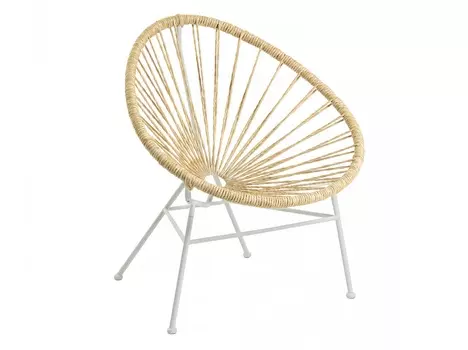 Кресло samantha (la forma) бежевый 72x84 см.