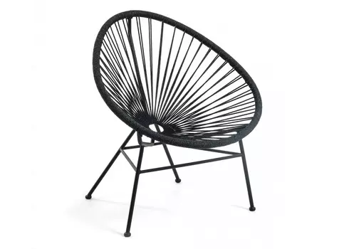 Кресло samantha (la forma) черный 72x84x75 см.