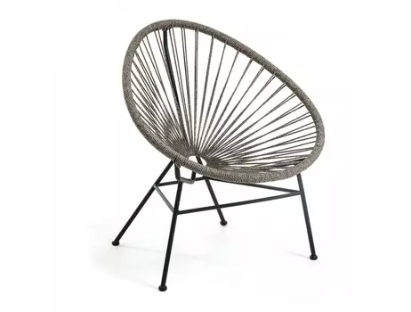 Кресло samantha (la forma) серый 72x84x75 см.