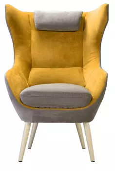 Кресло сканди-2 (r-home) желтый 80x112x86 см.