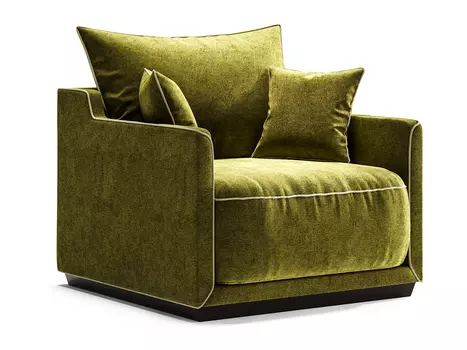 Кресло soho (the idea) зеленый 94x92x94 см.