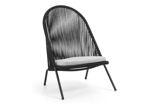 Кресло stad (la forma) черный 63x86x65 см.