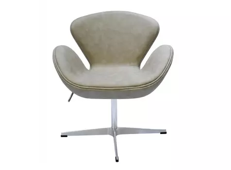 Кресло swan chair (bradexhome) бежевый 70x95x61 см.