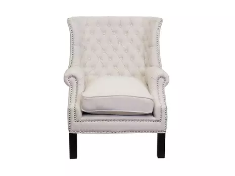 Кресло teas (mak-interior) бежевый 76x105x80 см.