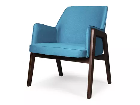 Kресло teatro (desondo) голубой 73x80x65 см.