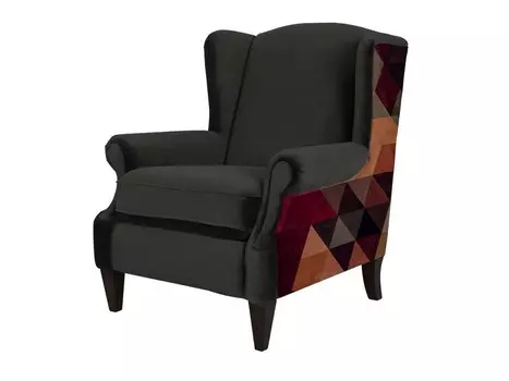 Кресло triangle apple gray (icon designe) серый 82x98x88 см.