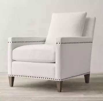 Кресло turner track (idealbeds) белый 74x89x102 см.